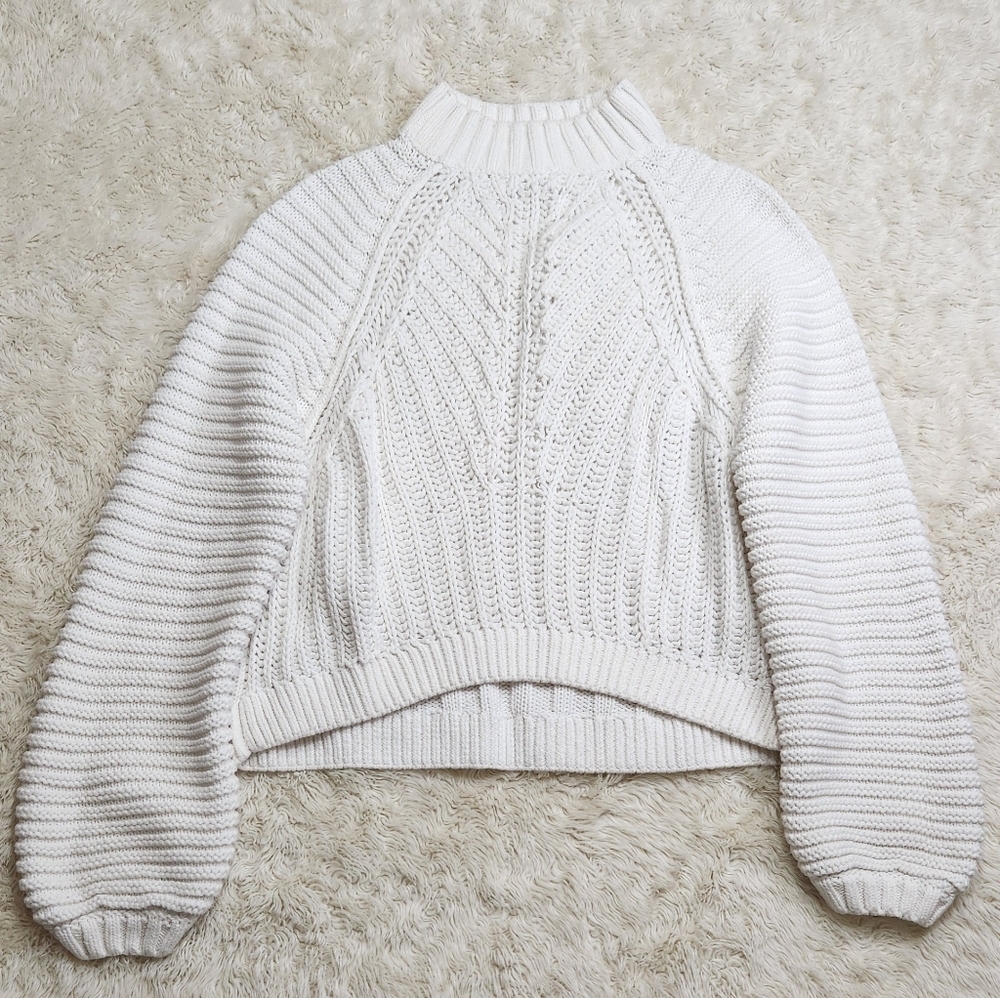 Free People White Turtleneck Sweater - Picture 7 of 13